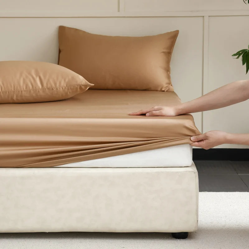 Fitted Sheet Mulberry Silk Temperature-Regulating & Hypoallergenic