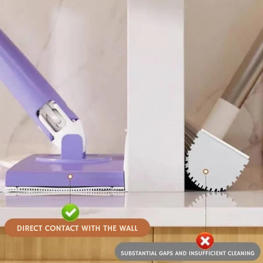Flat Mop Touch-Free Pad Change 360 Degree Swivel