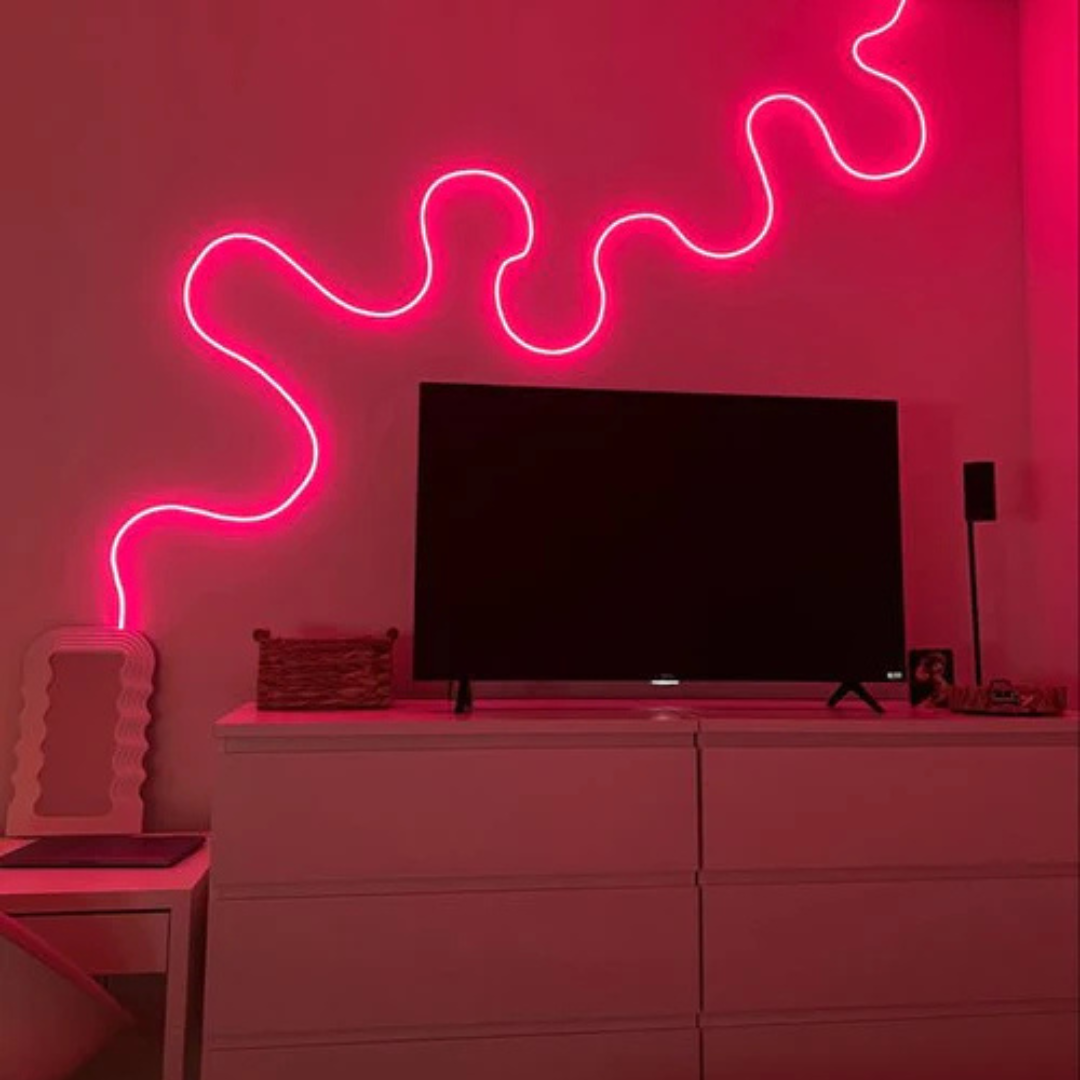 Flexible LED Light Strip App-Controlled Music-Reactive Waterproof