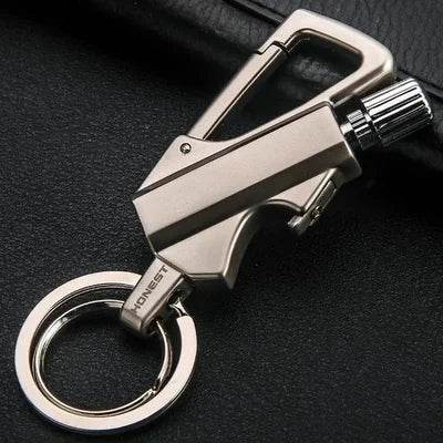Flint Fire Starter Waterproof Carabiner & Bottle Opener