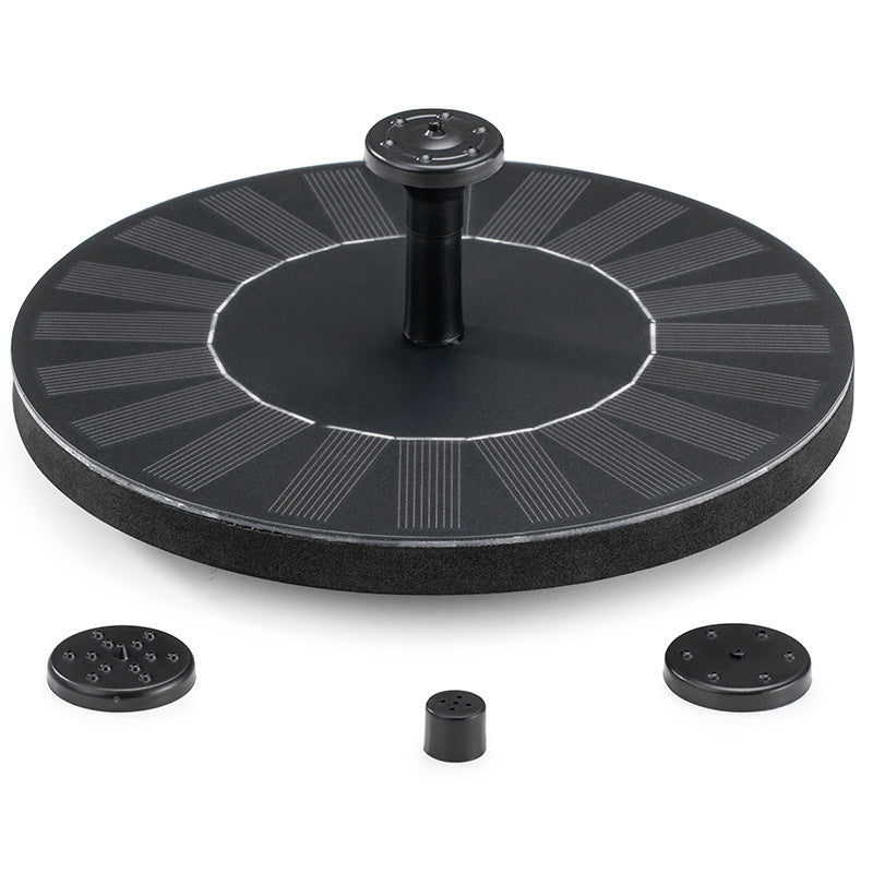 Floating Fountain Solar-Powered Interchangeable Nozzles Bathtub & Small Pools