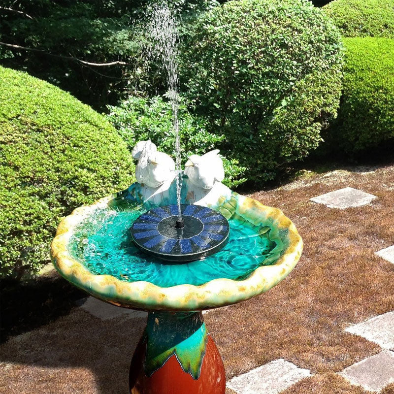 Floating Fountain Solar-Powered Self-Sufficient 6.7 Inch