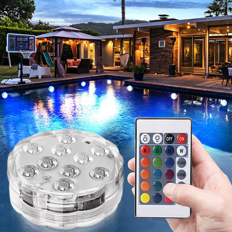 Floating Pool Light IP68 RGB Remote Control 3-Pack