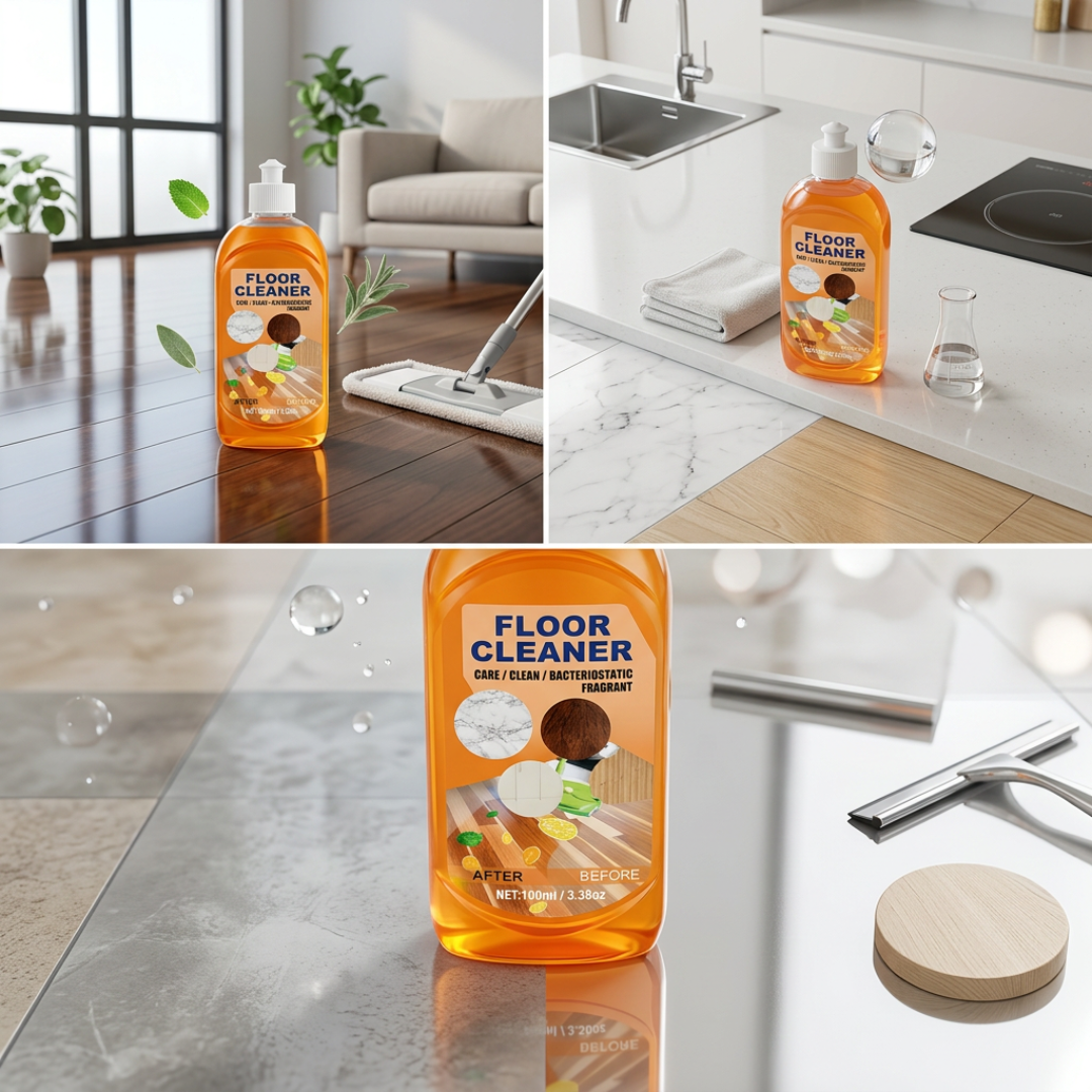 Floor Cleaner Concentrate Streak-Free Plant-Based 100 Uses
