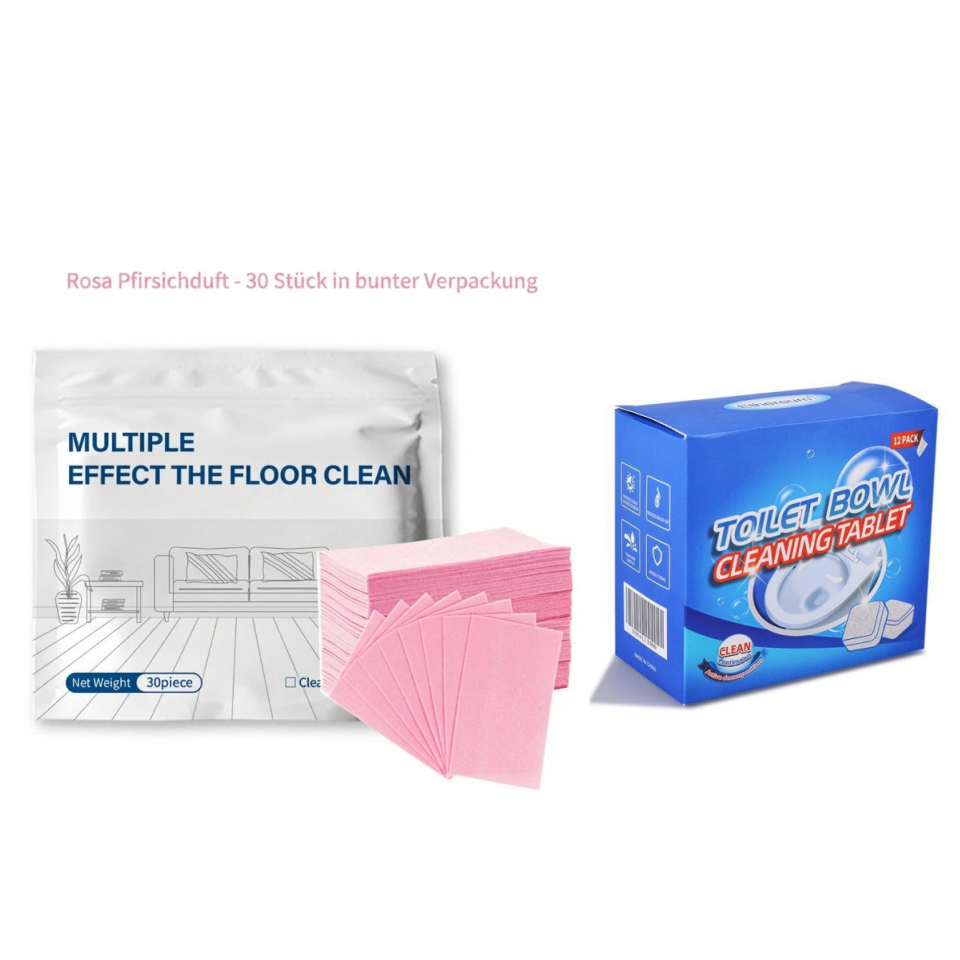 Floor Cleaner Tablets Concentrated Multi-Surface Disinfects & Deodorizes