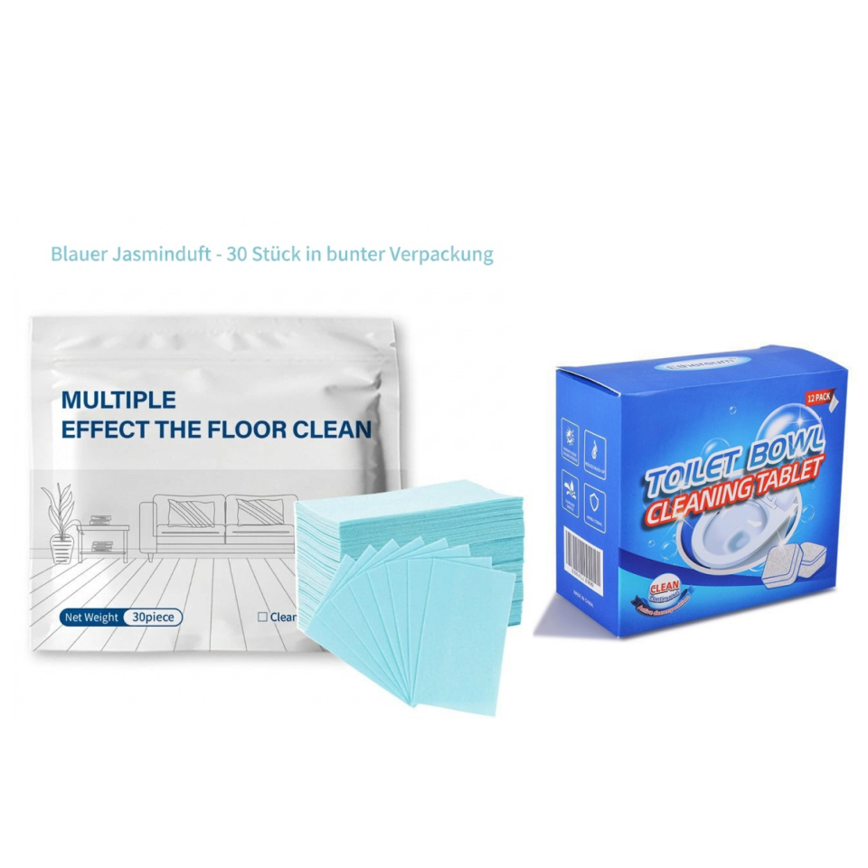 Floor Cleaner Tablets Concentrated Multi-Surface Disinfects & Deodorizes