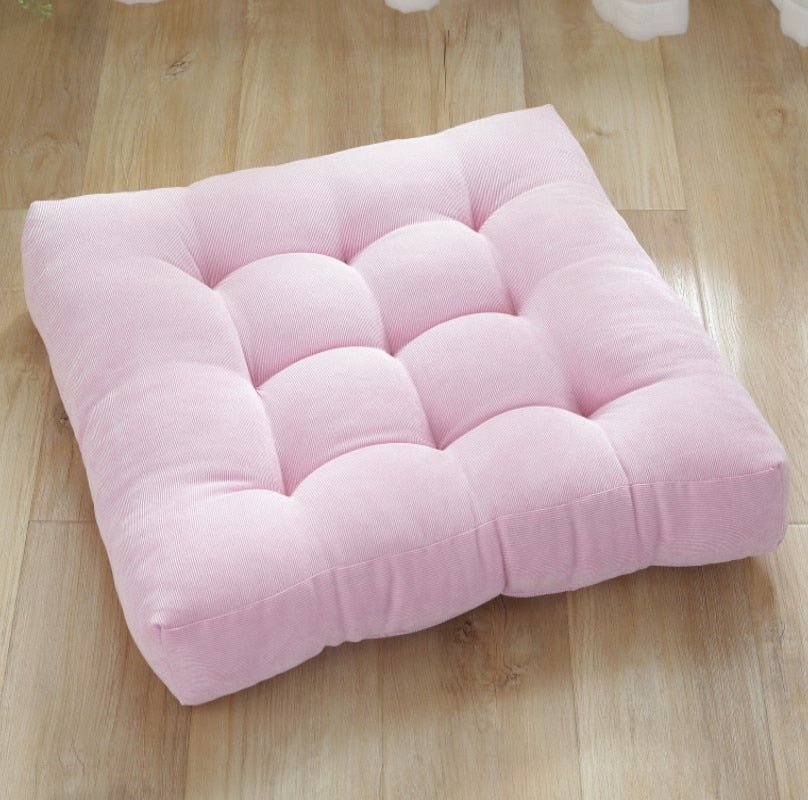 Floor Cushion Japanese Quilted Cotton Corduroy & Thick Foam