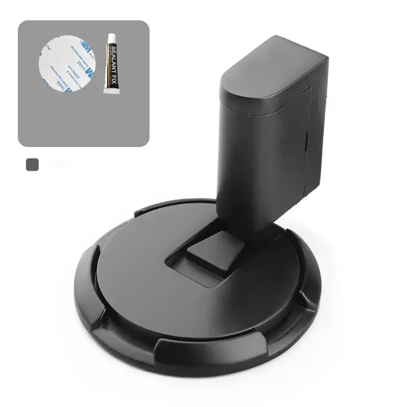 Floor Doorstop Push-To-Hold Zinc Alloy Adhesive Or Screw Mount