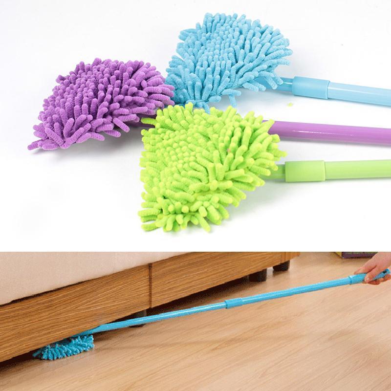 Floor Mop 180° Rotatable Triangle Head Telescopic Handle