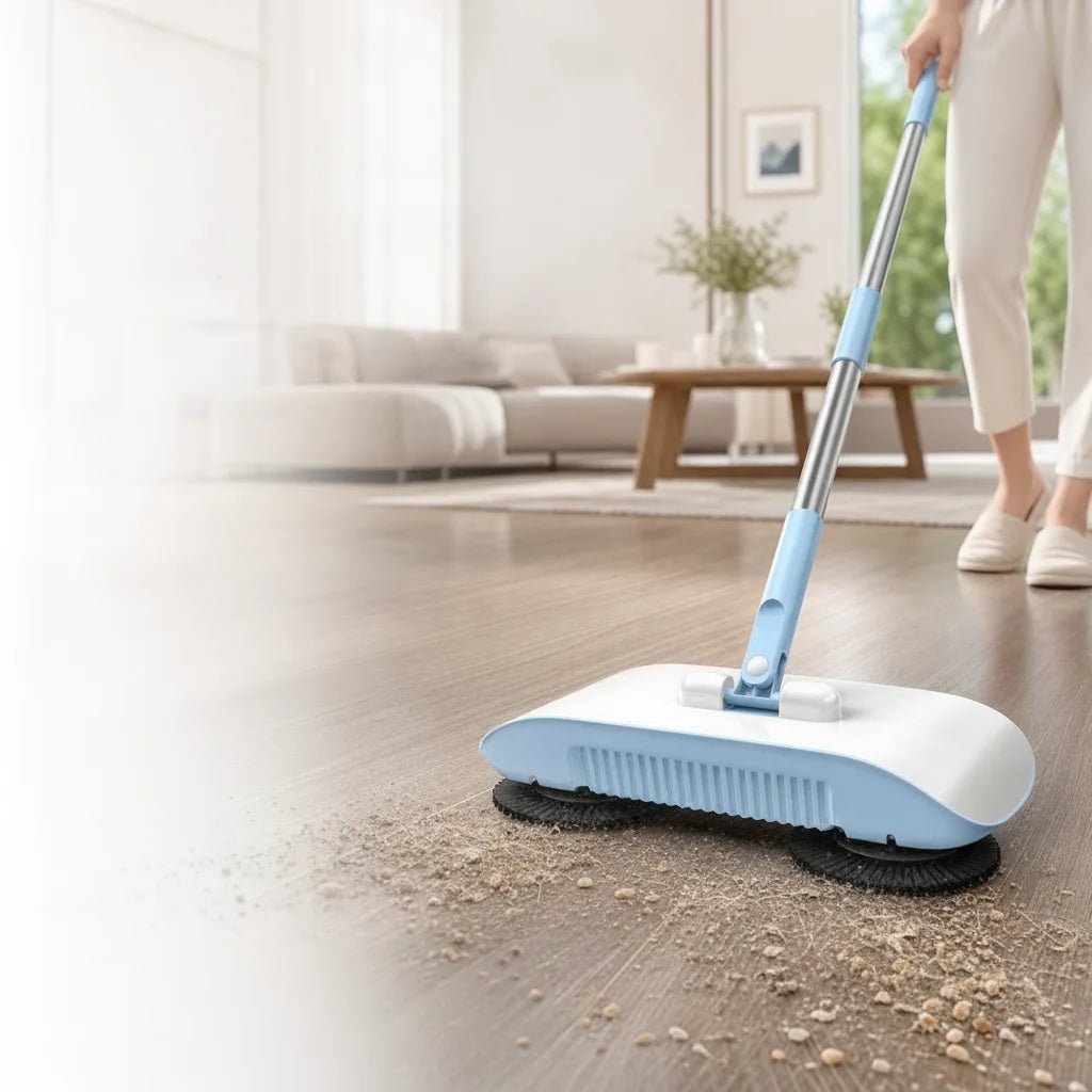 Floor Mop 3-in-1 Cordless Sweep & Mop Dust Collector