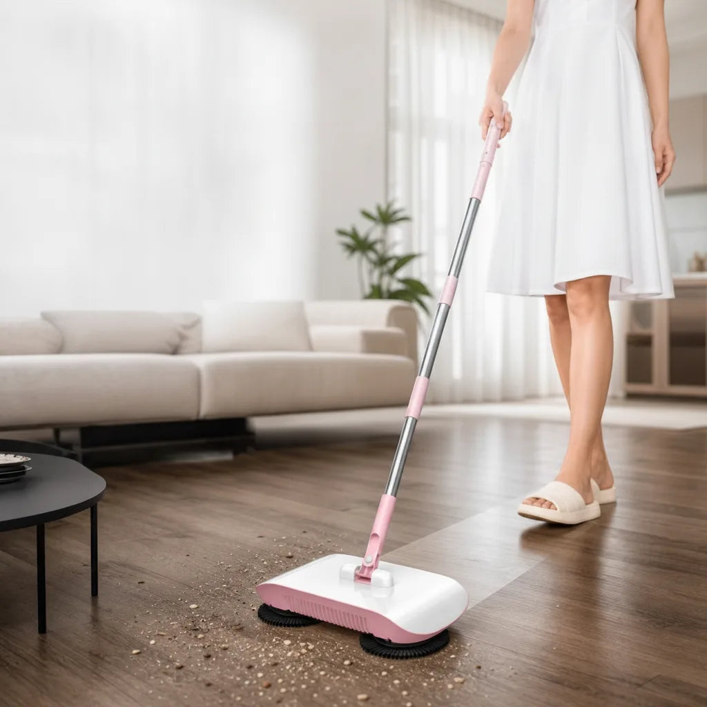 Floor Mop 3-in-1 Cordless Sweep & Mop Dust Collector