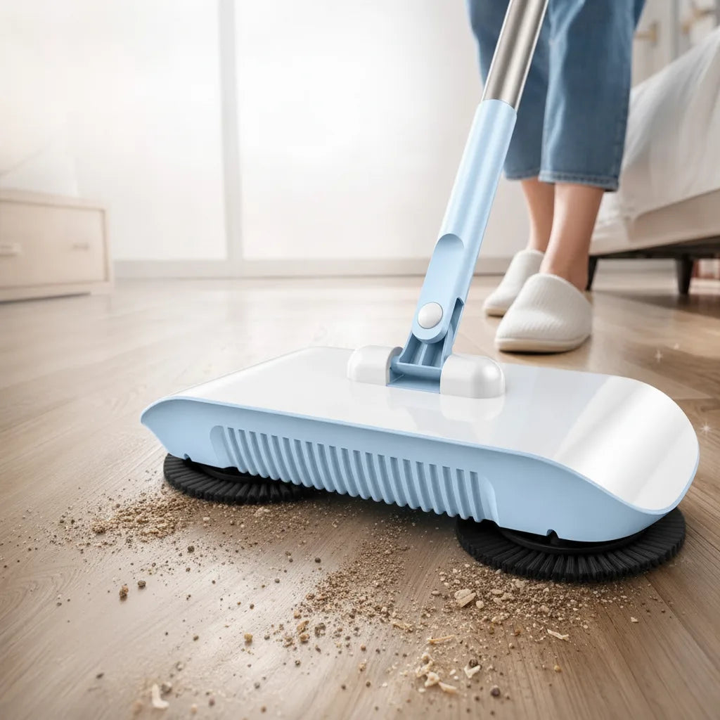 Floor Mop 3-in-1 Cordless Sweep & Mop Dust Collector