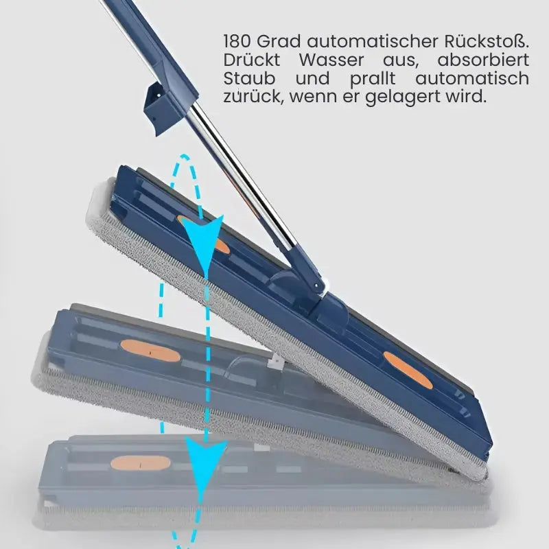 Floor Mop Set Hands-Free Wringer 360 Degree Rotating Head