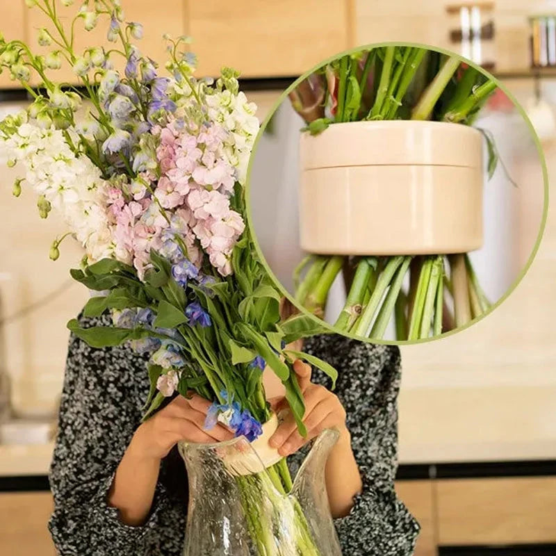 Flower Organizer Spiral Multi-Channel Stable ABS-TPE Set of 2