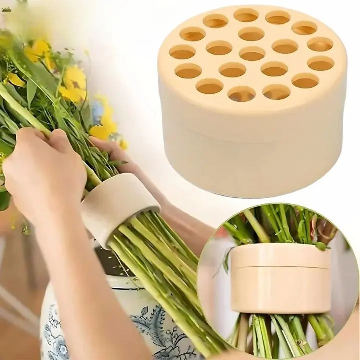 Flower Stem Holder Spiral Design Set of 2