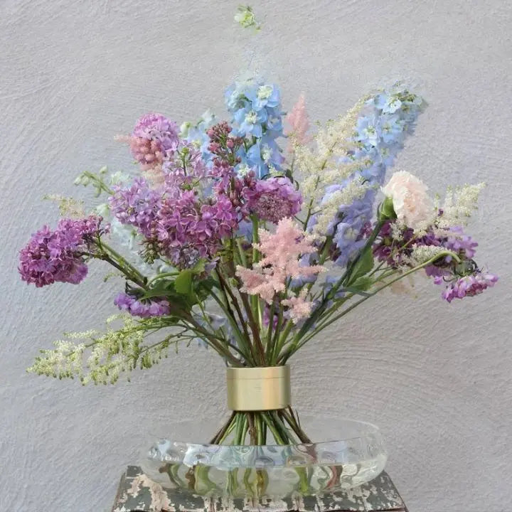 Flower Stem Holder Spiral Design Set of 2