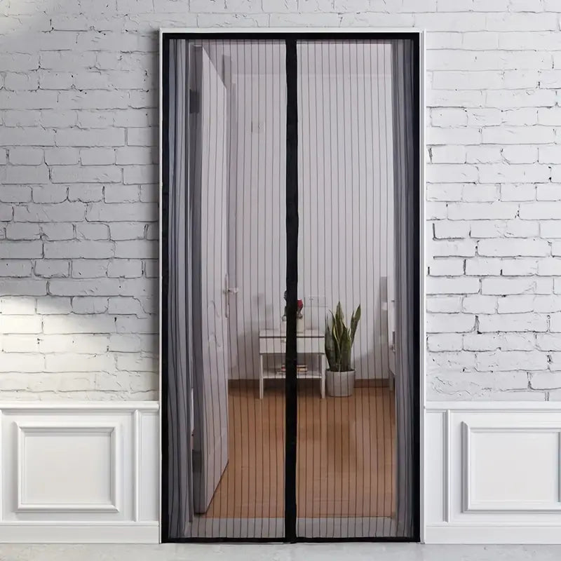 Fly Screen Door Automatic Magnetic Closure Tool-Free Installation