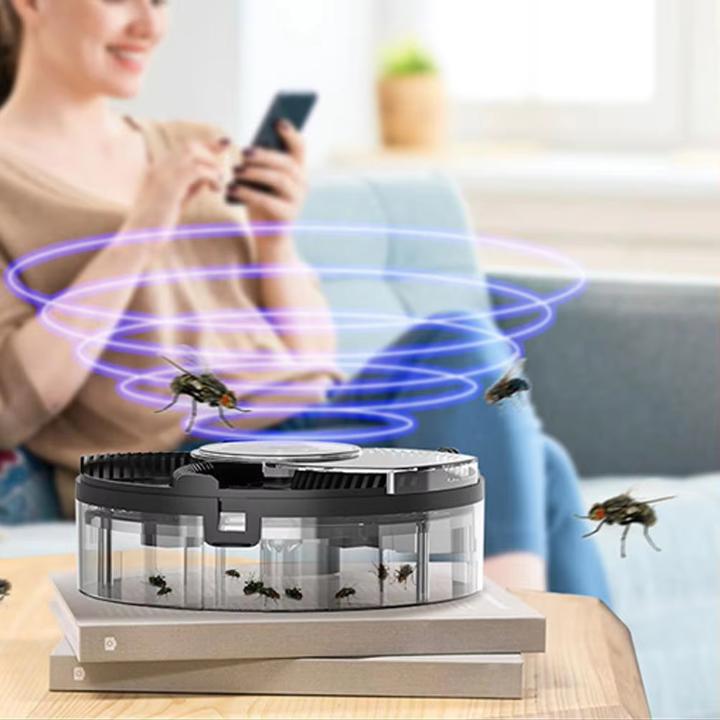 Fly Trap Rotating USB Powered Chemical-Free Ultra-Quiet
