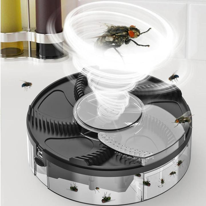 Fly Trap Rotating USB Powered Chemical-Free Ultra-Quiet