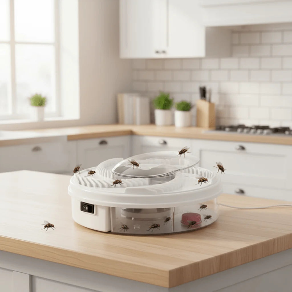 Fly Trap USB-Powered Quiet Chemical-Free