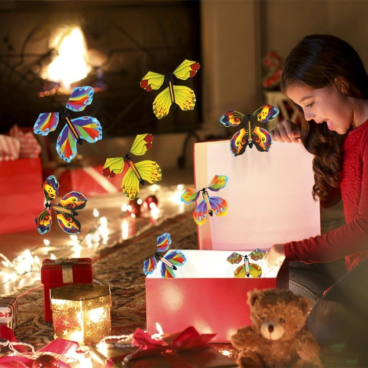 Flying Butterfly Set Reusable Wind-Up Set of 15