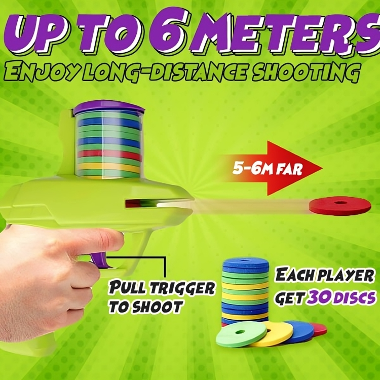 Flying Disc Soft Foam Set of 2 Indoor & Outdoor