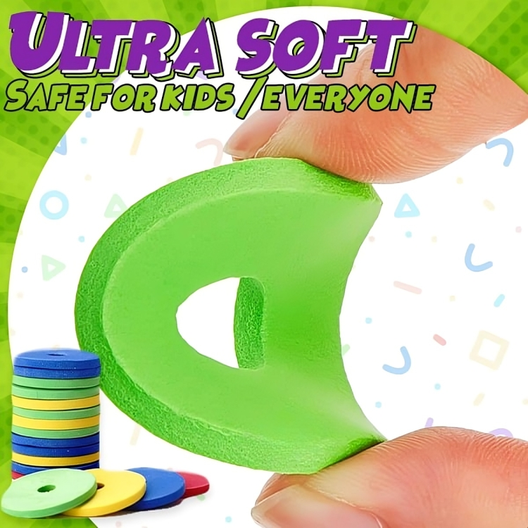 Flying Disc Soft Foam Set of 2 Indoor & Outdoor