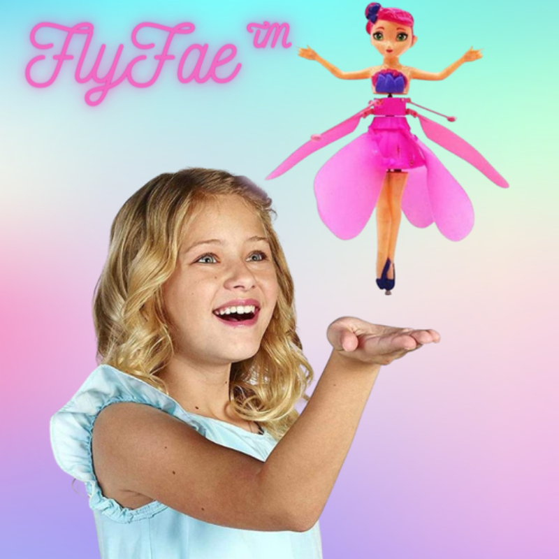 Flying Fairy Toy Gesture-Controlled LED Glow USB Rechargeable