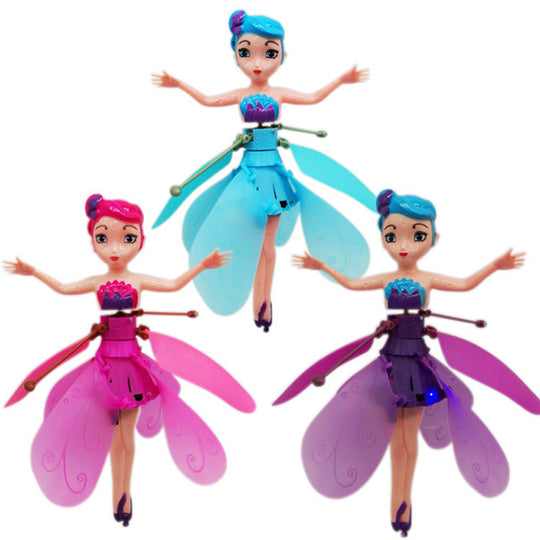 Flying Fairy Toy Hand-Controlled LED Lights USB Rechargeable