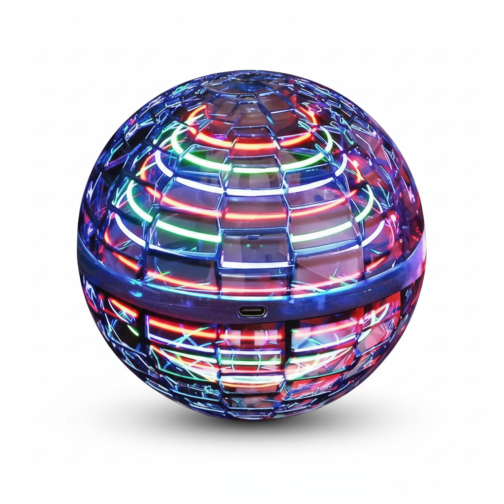 Flying Orb Self-Stabilizing LED USB Rechargeable