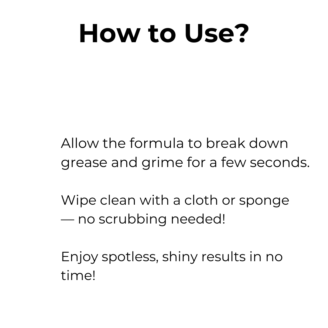 Foam Cleaner Instant Degreaser Odorless Non-Toxic