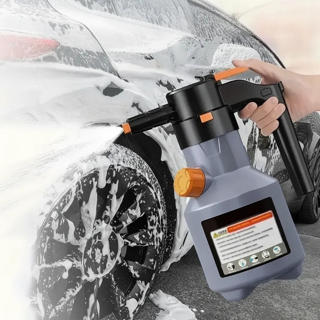 Foam Sprayer Electric USB Rechargeable Adjustable Nozzle
