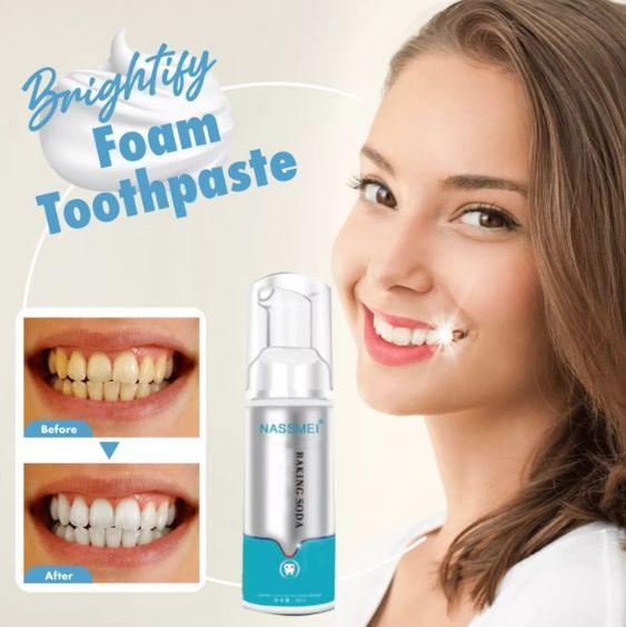 Foam Toothpaste Baking Soda Whitening Mint & Xylitol