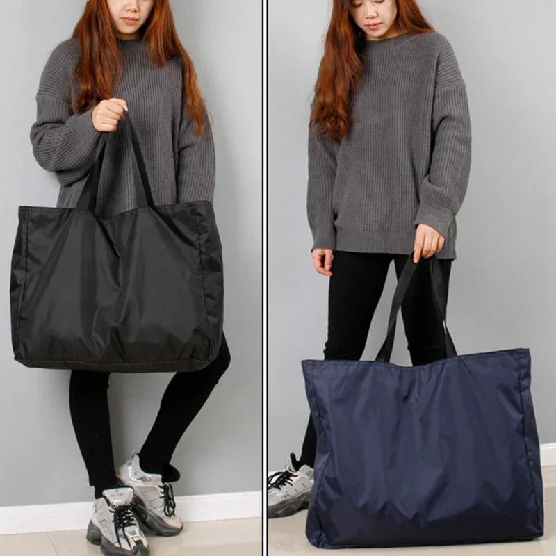 Foldable Travel Bag Water-Repellent Polyester Zipper Closure