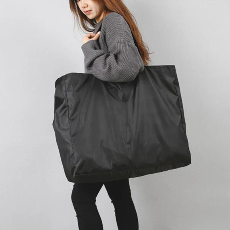 Foldable Travel Bag Water-Repellent Polyester Zipper Closure