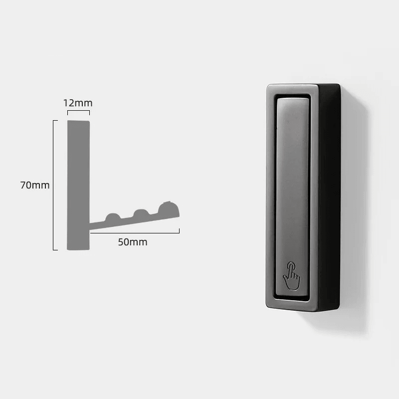 Foldable Wall Hook Space-Saving Solid Metal