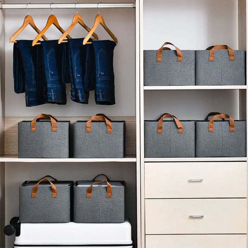 Foldable Wardrobe Reinforced Steel Frame Breathable & Moisture-Resistant Cover