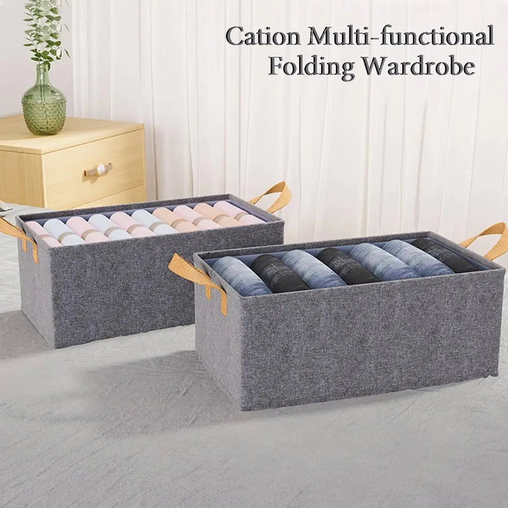 Foldable Wardrobe Reinforced Steel Frame Breathable & Moisture-Resistant Cover