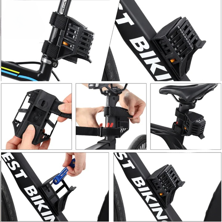 Folding Bike Lock Hardened Alloy Steel & Drill-Proof Cylinder