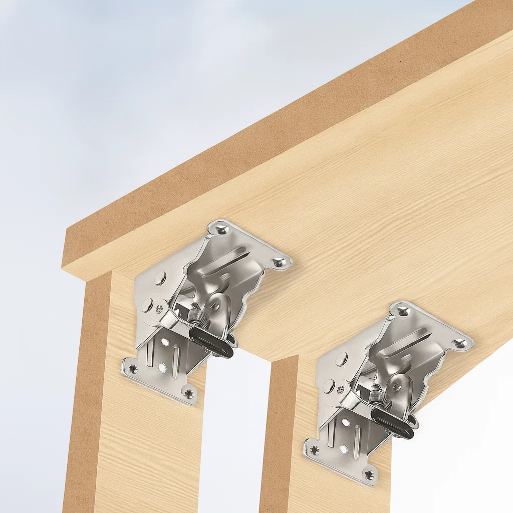 Folding Brackets 90° Auto-Lock Steel 225 Kg