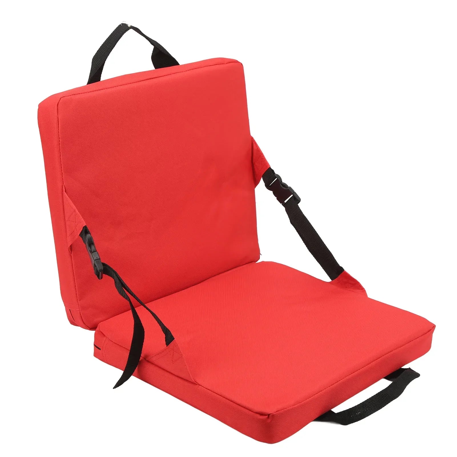 Folding Camping Chair Padded Backrest & Side Pocket