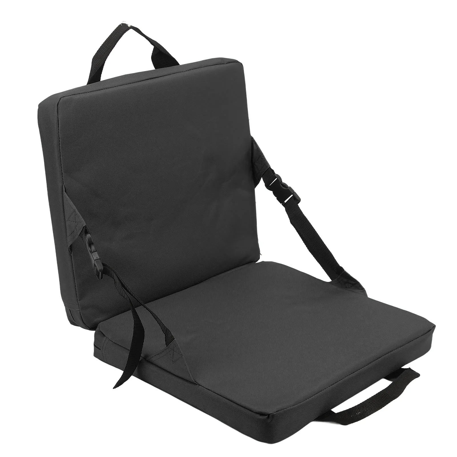 Folding Camping Chair Padded Backrest & Side Pocket