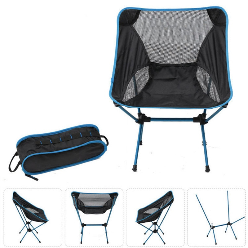 Folding Camping Chair Ultralight Packable Aluminum Frame