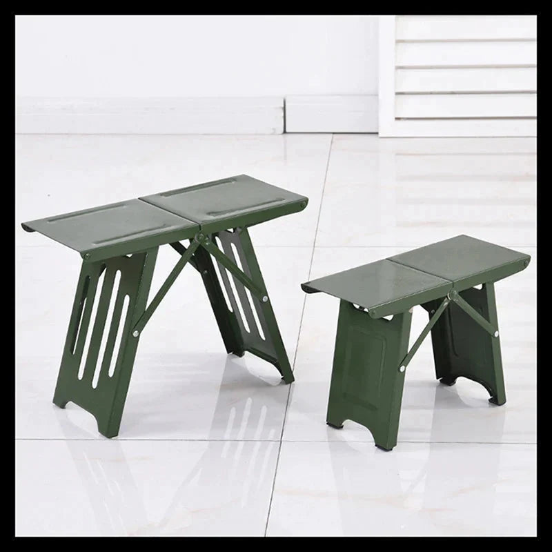 Folding Camping Stool Lightweight Aluminum Weather-Resistant Fabric
