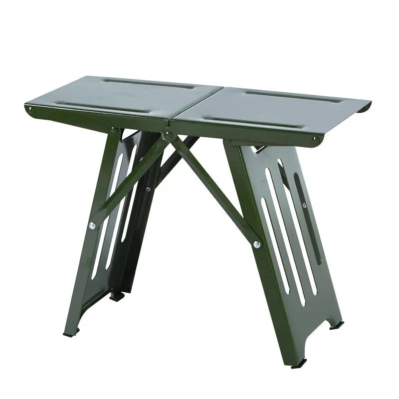 Folding Camping Stool Lightweight Aluminum Weather-Resistant Fabric