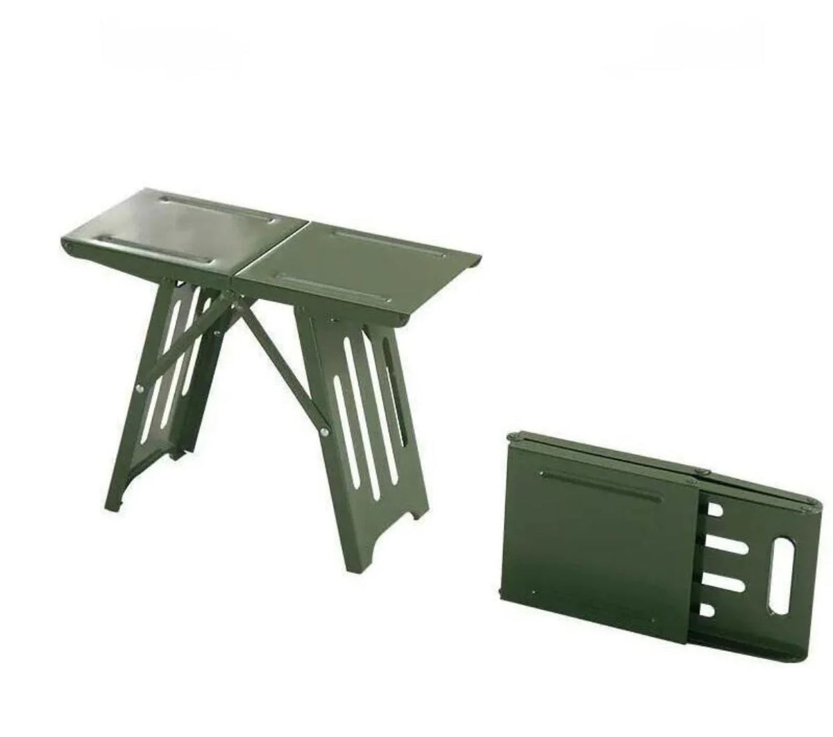 Folding Camping Stool Lightweight Aluminum Weather-Resistant Fabric