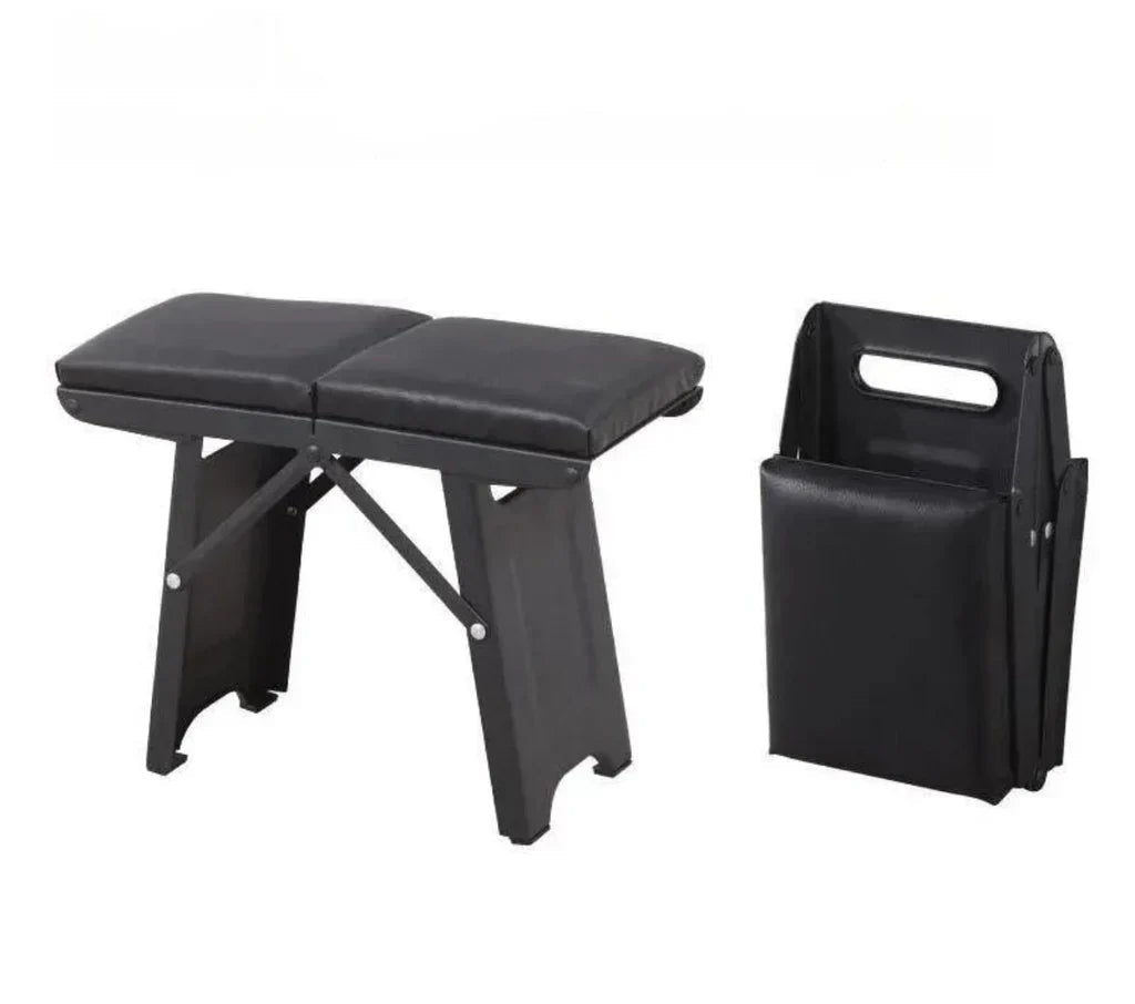 Folding Camping Stool Ultralight Steel Frame 265 lb Capacity