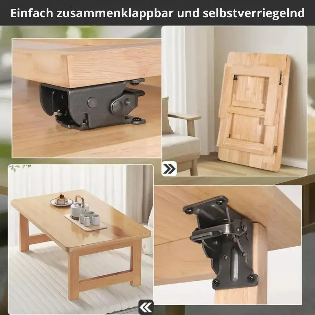 Folding Hinge 90 Degree Self-Locking 496 Lb Capacity