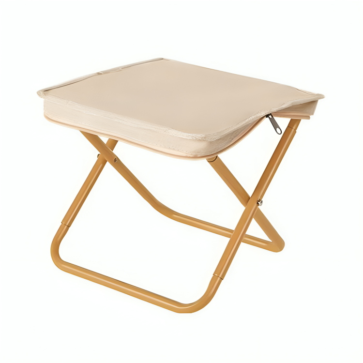 Folding Stool Compact Stainless Steel 220 Lb Capacity