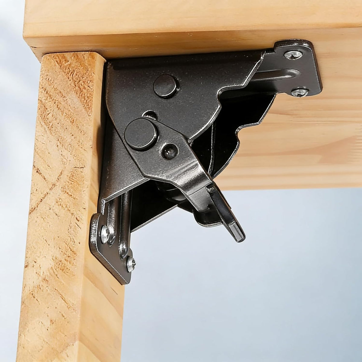 Folding Table Bracket Self-Locking Steel 496 lb Capacity